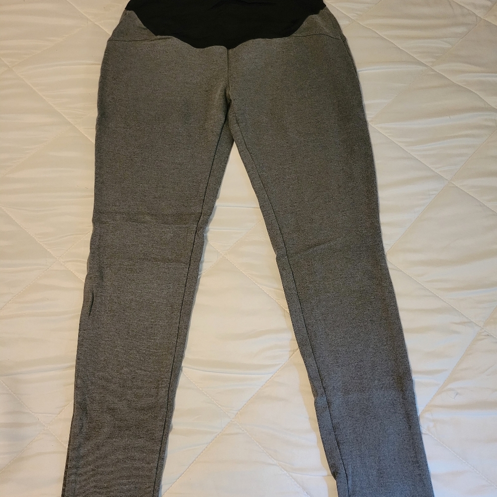 Gray maturnity pants